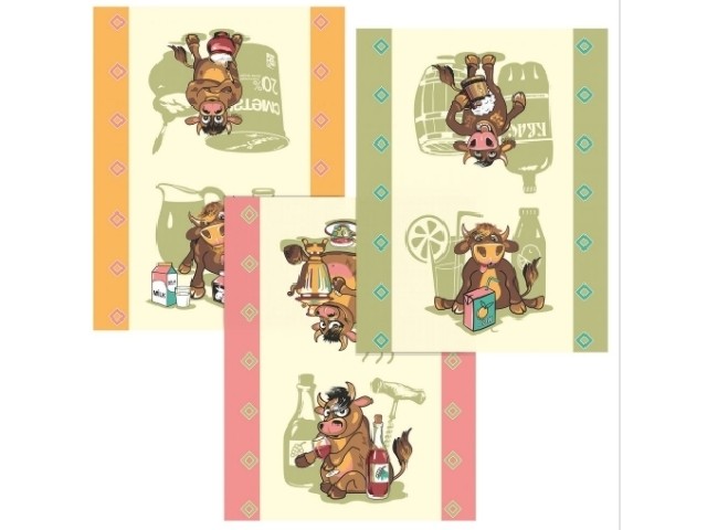 Полотенце Забавный бычок 46х60 см МТ88-381